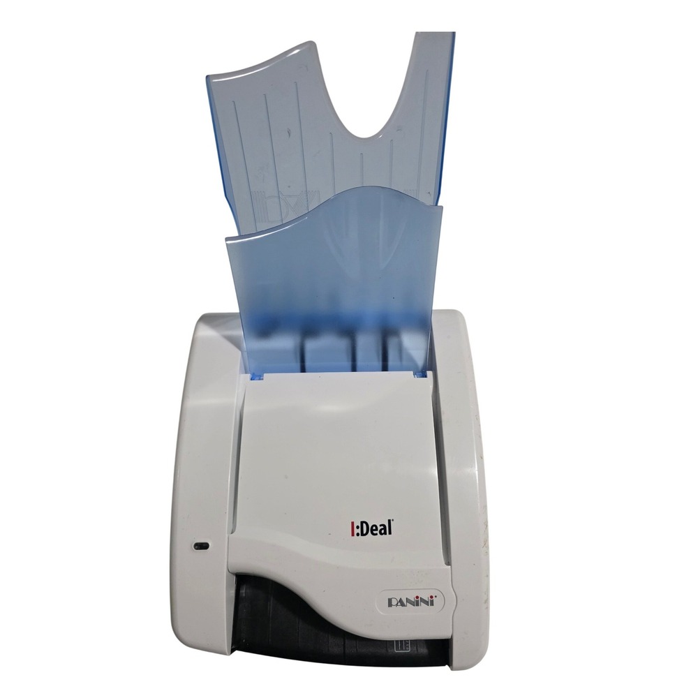 Panini I:Deal Check Scanner Remote Deposit Capture USB 2.0 White Blue Italy made - Picture 2 of 7